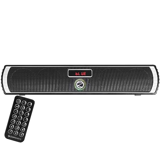 ZEBRONICS WonderBar 3 Watt Wireless Bluetooth Portable Speaker (Black) ZEBRONICS WonderBar 3 Watt Wireless Bluetooth Portable Speaker (Black)